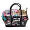 Everything Mary Black & Floral Deluxe Store & Tote Craft Organizer